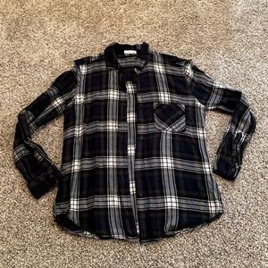 Garage Button-Down Plaid Shirt